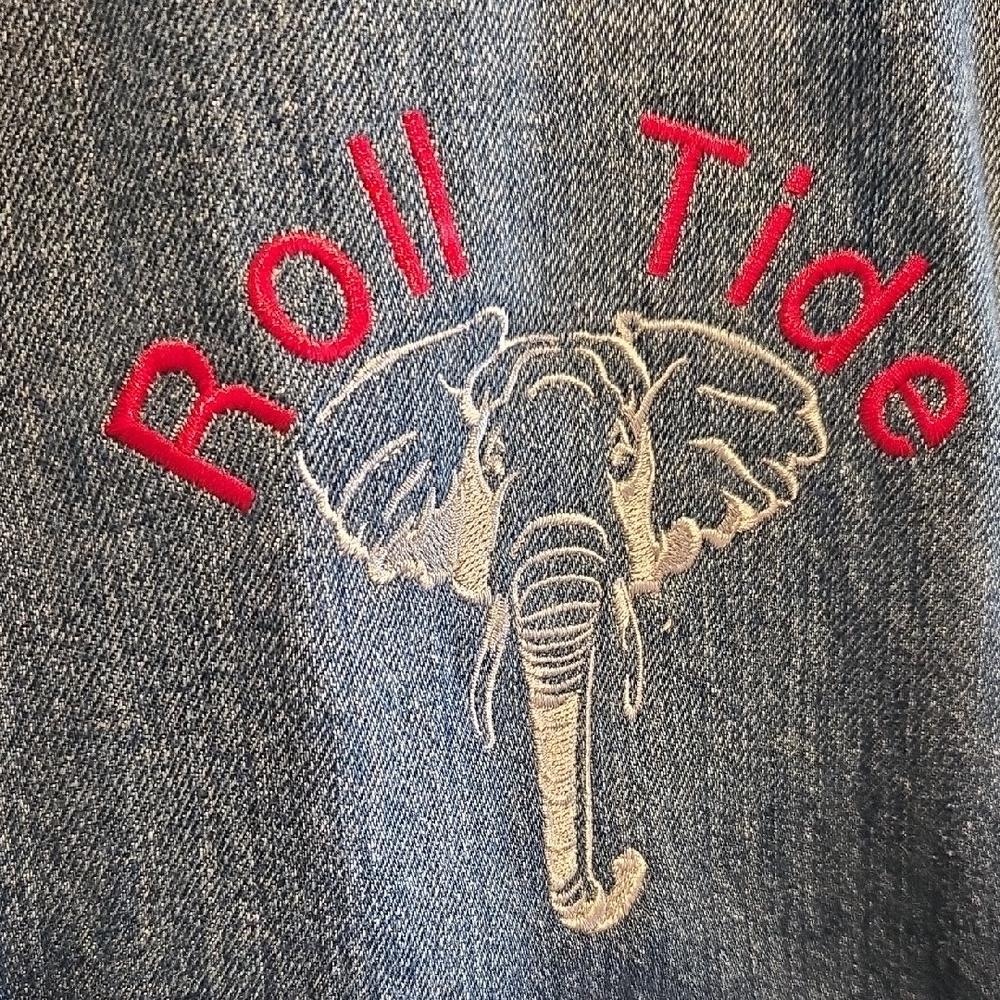 GAP Denim Jacket with Roll Tide Embroidery - Picture 6 of 8